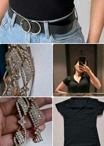Black  top + 2 bangles🌻
