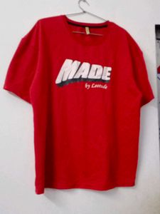 Red 'MADE' Graphic Tee