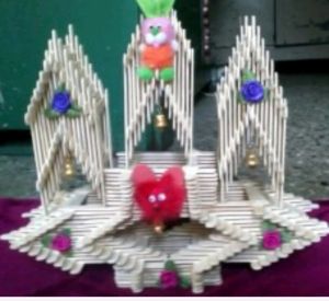 Icecream Sticks House