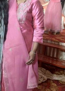 Pink Embroidered Salwar Kameez