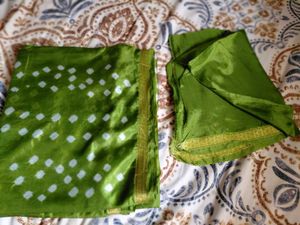 Mahendi Colour Bandhni