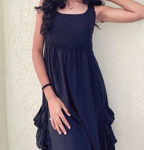 black one peace dress