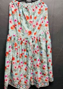 Short Kurta With Palazzo Pant.