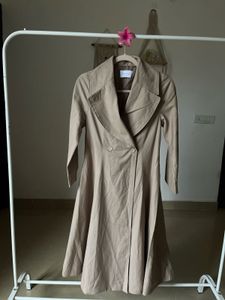 NYMPH Light Beige Maxi Trench Dress