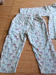 Cute Airplane Pajama Set