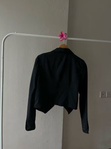 VERO MODA Black Open Front Crop Blazer
