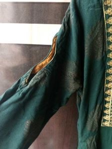 Embroidered Green Tunic