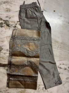 GREY A LINE KURTI Set