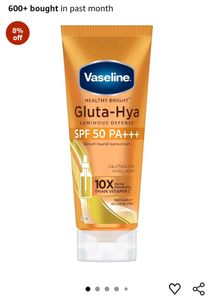 Vaseline Gluta Hya - Sunscreen 💛🌞