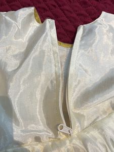 Kasavu Frock For 1-2 Year Old