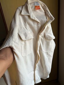 Textured Oversized Shirt