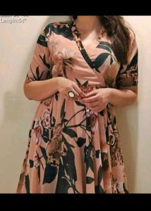 Floral Wrap Maxi Dress