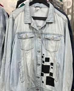 Denim Jacket with Unique Design