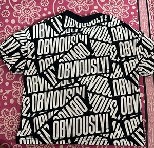 Pristine Black T-Shirt with Text - Unused