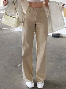 H&M Beige Straight Pants
