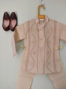 Combo Baby Boy Jubba Set With Shoes