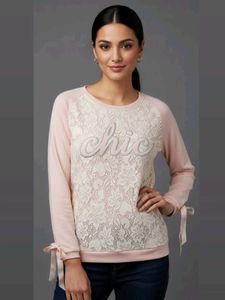 Chic Lace Detail Top