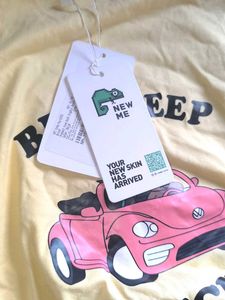 Back Graphic Printed Oversized T Shirt