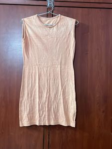Peach Sleeveless Dress