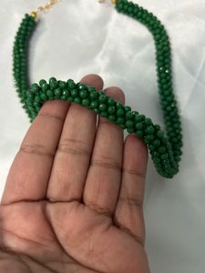 light weight  Beaded Necklace &amp; Earring Set