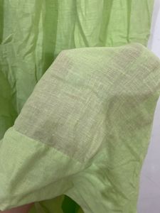 H&amp;M Green Linen Blend Dress