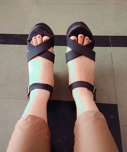 Brand New DENILL BLACK Heels 👠 40 Size
