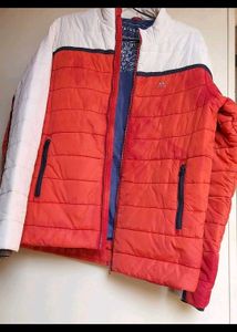 Stylish Orange Padded Jacket