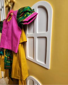 Girls&#39; Pink &amp; Yellow Two-Piece Outfit