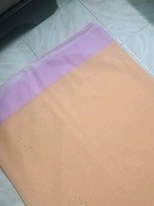 Peach &amp; Pink Saree