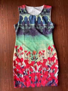 Bodycon Multicoloured Mini Dress