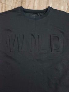 Black 'WILD' Graphic Tee