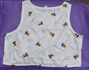Floral Crop Top
