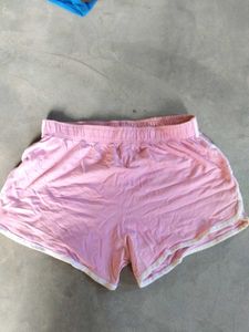 Pink Casual Shorts
