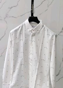 Printed White Shirt