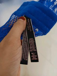 Blue Lace Garter Belt