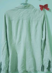 Gingham Western Style Button Down Shirt