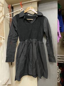 Sweater flared dress