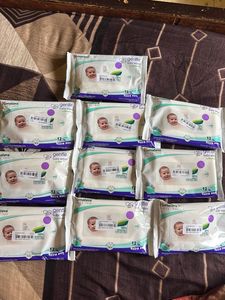 Himalaya Gentle Baby Wipes Pack Of 10