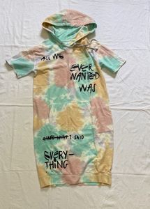 Tie Dye Hoodie Dress