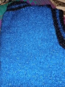 Blue And Black Sweaters Chamkila Wool