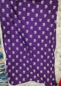 Purple Paisley Print Caftan Dress