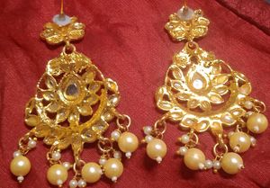 Elegant Gold-Tone Drop Earrings