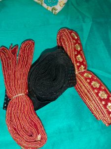 Combo  Lace Saree Lehnga Dupta Lacce