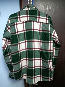 Green Plaid Flannel Shirt(thick)