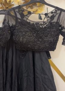 Elegant Black Ethnic Gown