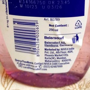 Nivea Waterlily &amp; Oil Shower Gel