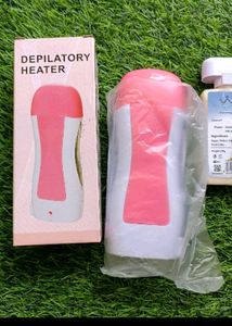 Waxing Kit With Wax, Strips And Heater