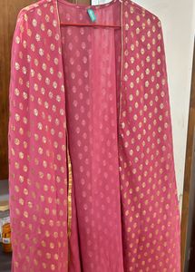 Ethnic Top Jacket Palazzo Set