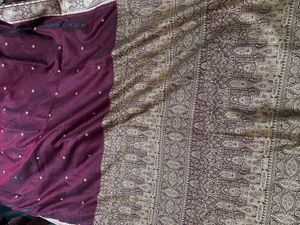 Maroon Saree