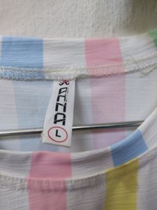 Pastel Multicolour Top For Girls
